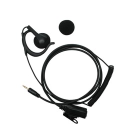 Sarcia G Shape Earpiece Headset with Mic PTT Compatible with Cobra PX655 PX650 RX380 RX385 RX680 RX685 CXT195 ACXT545 ACXT145 CX112 Two Way Radios Walkie Talkie,2 Pack