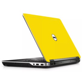 Unbranded YELLOW Vinyl Lid Skin Cover Decal fits Dell Latitude E6540 Laptop