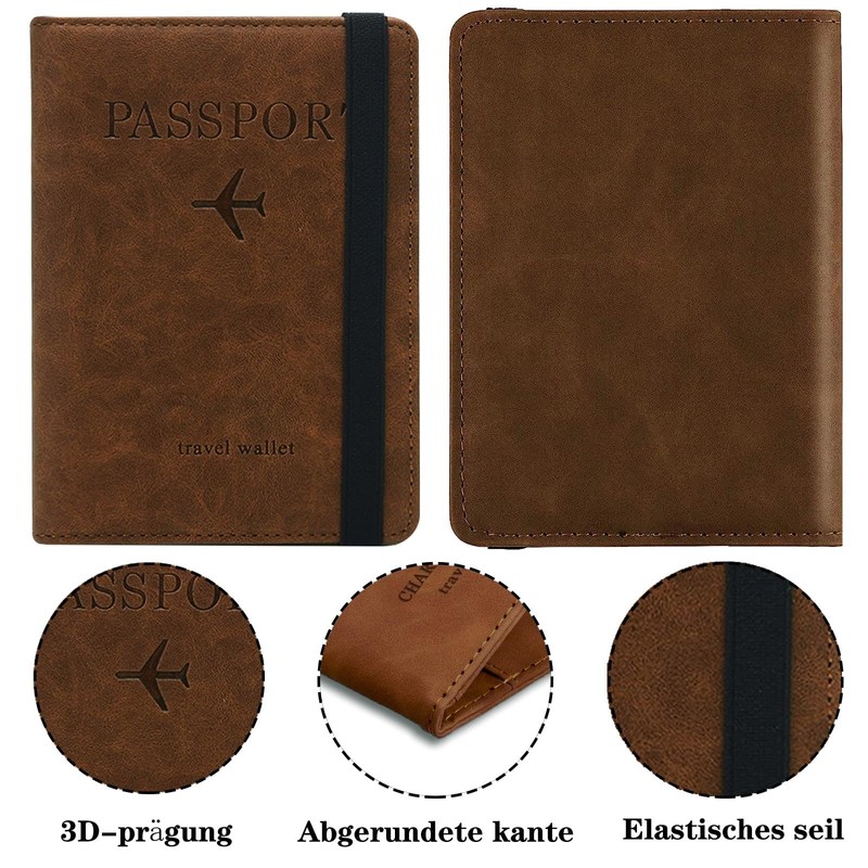 thirei Passport, Credit Card and Travel Documents for Men and