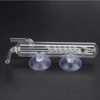High Transparent Crystal Glass Aquarium Bubble Counter Screw Fish Tank