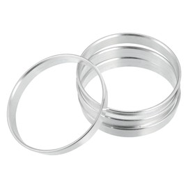 X AUTOHAUX 4pcs OD 71.6mm to ID 70.1mm Aluminium Alloy Car Hub Centric Rings Wheel Bore Center Spacer