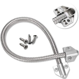 2-Pack Door Flex Conduit 20" Door Wire Conduit Flexible Conduit Flexible Electrical Conduit Door Cable Protector Stainless Steel Conduit for Access Wire Protector Control System Video Line Lock (2)