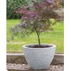 Stewart 37cm Low Honey Pot, 250234, Size (Dia x H): 37x26cm, Alpine Grey
