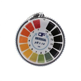 Cyiiifa Lithomas Test Paper, pH 0-14 Test Paper, 16.4 ft (5 m), ph Test Paper, Lithomas Paper, Paper, Alkaline, Acid, PH Measurements, Wide Range of Testing, Soil Inspection, Cosmetics, Experiments