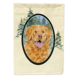 Caroline's Treasures SS8038CHF Nova Scotia Duck Toller Flag Canvas, Large, Multicolor