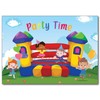 32 x Bouncy Castle Birthday Party Invitations - Double Sided