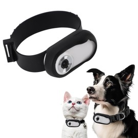 Yunir HD 1080P Cat Camera Collar with Video Record, 170° Wide Angle Small Action Cameras, Adjustable Pet Camera Collar for Dogs Cats Birthday Gifts