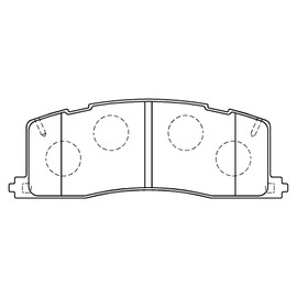 Hitachi Astemo Car Parts Disc Brake Pad R HT027 Toyota Estima