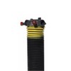 Alcan Premium Garage Door Torsion Spring (0.207 in. Wire x 2 in. D x 20 in. L) | Left Hand Wound Replacement for 7-8 Feet High Garage Doors (Black/Right)