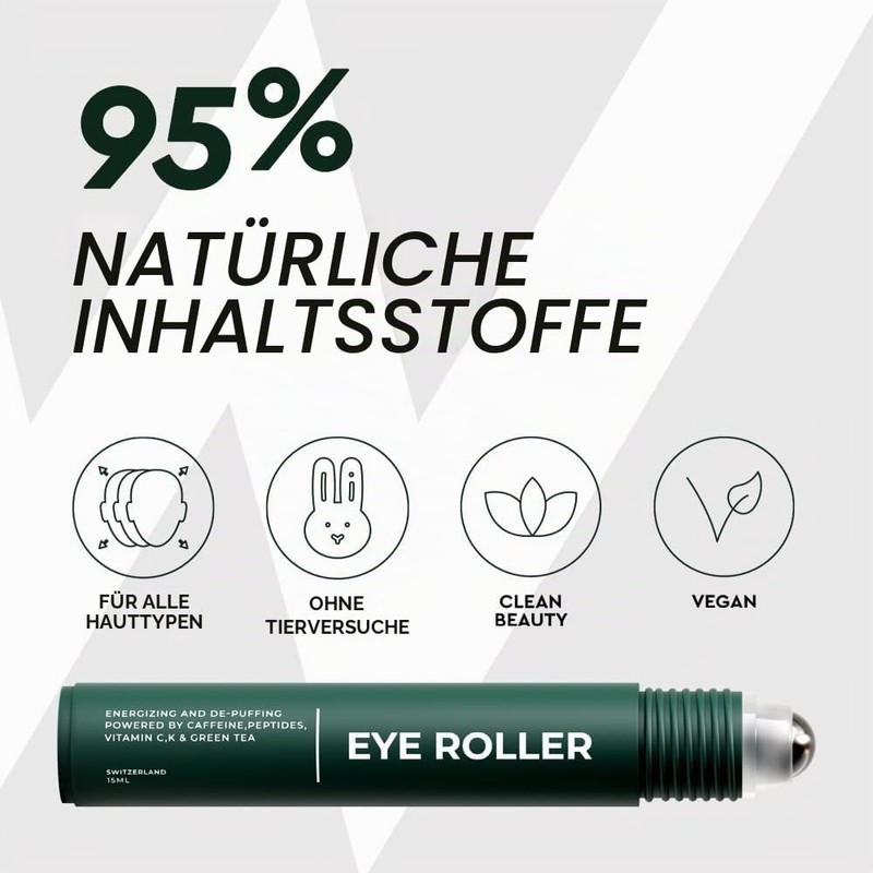 Wolf Project Under Eye Roller with Caffeine, Vitamin C and