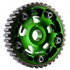 VMS RACING Adjustable Fang CAM GEAR in GREEN Anodized Machined