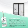 NGreen Reinforced Magnetic Screen Door 48"x 83"- Heavy Duty Mesh