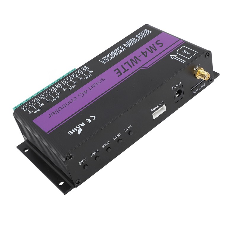 4 Channel 4G SMS Alarm Controller 4G Mobile Phone Access