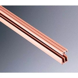 Knape & Vogt (2)-72" X  1/4" Sliding Door Glass Plastic Track & Guide P2417 TAN 72