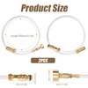 2pcs Hydraulic Steering Bleed Kit, Boat Bleed Kit Filler Tube