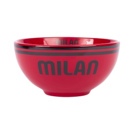 A.C. Milan - Ciotola per Colazione, Prodotto Ufficiale, Rosso, TU