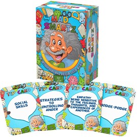 Thought-Spot Mad Smartz Anger Management & Social Skills Game for Kids & Teens | Impulse Control & CBT Tool for Emotional Regulation | for Home, School, or Therapy | Autism & ADHD Must-Have