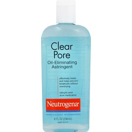 Neutrogena Clear Pore Oil Eliminating Astringent, 8 Fl Oz