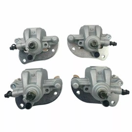 LYK Front& Rear Brake Calipers Left Right for YAMAHA Grizzly 550 700 YFM700F YFM550F