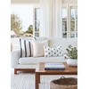 Crumbs Home Coastal Linen Indoor Outdoor Throw Pillow Cover Only,