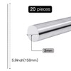 Feelers Aluminum Round Rod 1/8"(3mm) Diameter 6061 Aluminum Solid Stick