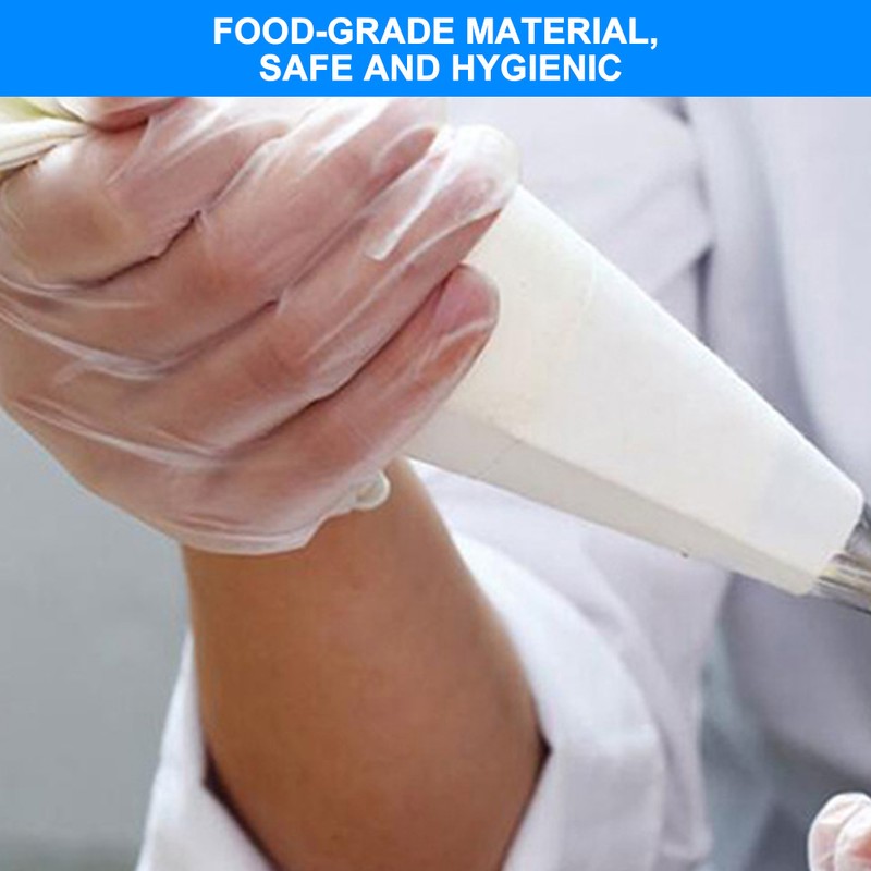 100pcs / box Disposable Gloves PVC Protective Gloves for Workplace