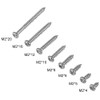 Akozon 800pcs M2 Round Head Self Tapping Screw, Carbon Steel