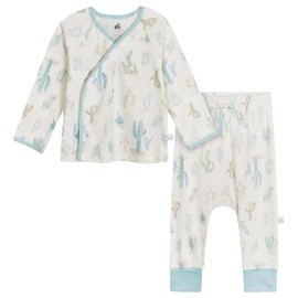 Just Born Baby-Boys 2-Piece Take Me Home Set, Cactus, 6-9 Months