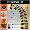HORUSDY Screwdriver Set | 11-Pieces | 5 Flat & 5