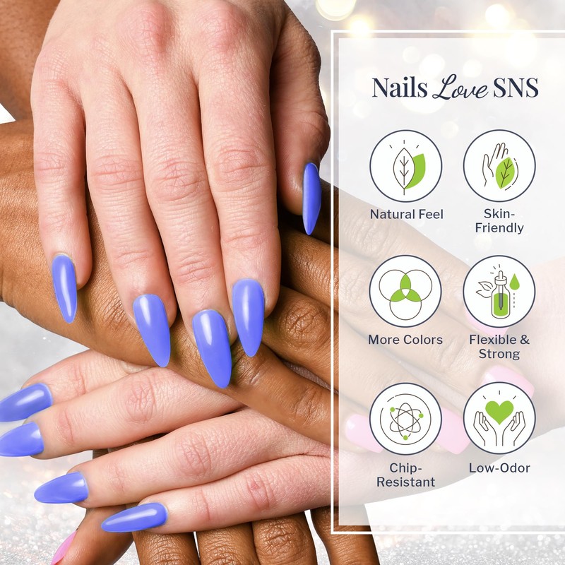 SNS Nail Dip Powder, Gelous Color Dipping Powder - Wizard