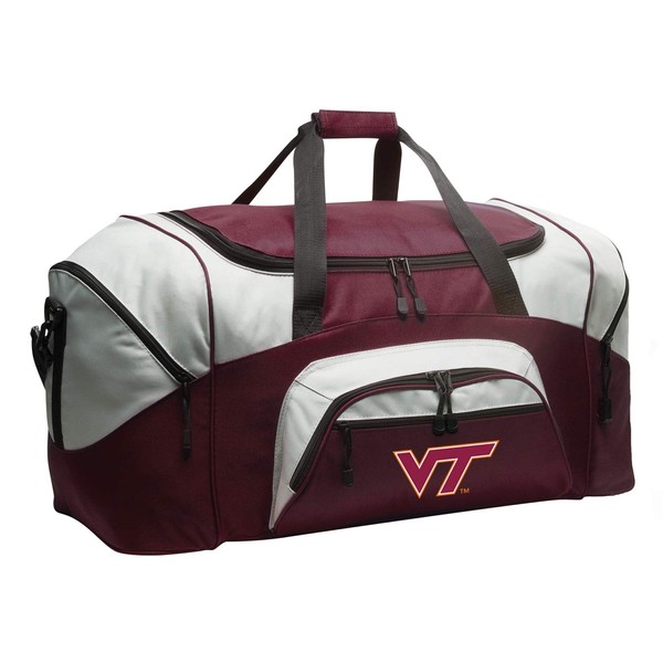Large Virginia Tech Gym Bag Deluxe Virginia Tech Hokies Duffle Bag