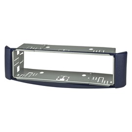 tomzz Audio 2451-017 Radio Fascia Set Compatible with Smart Fortwo (450) Year of Manufacture 1998-2007 Blue with Metal Slot Radio Adapter ISO Raku2 Antenna Adapter ISO