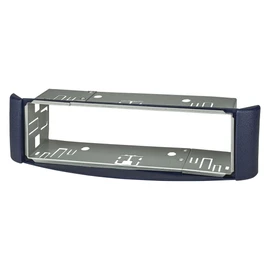 tomzz Audio 2451-017 Radio Fascia Set Compatible with Smart Fortwo (450) Year of Manufacture 1998-2007 Blue with Metal Slot Radio Adapter ISO Raku2 Antenna Adapter ISO
