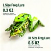 Frog Lures for Bass Fishing, 5 Pack XL & L