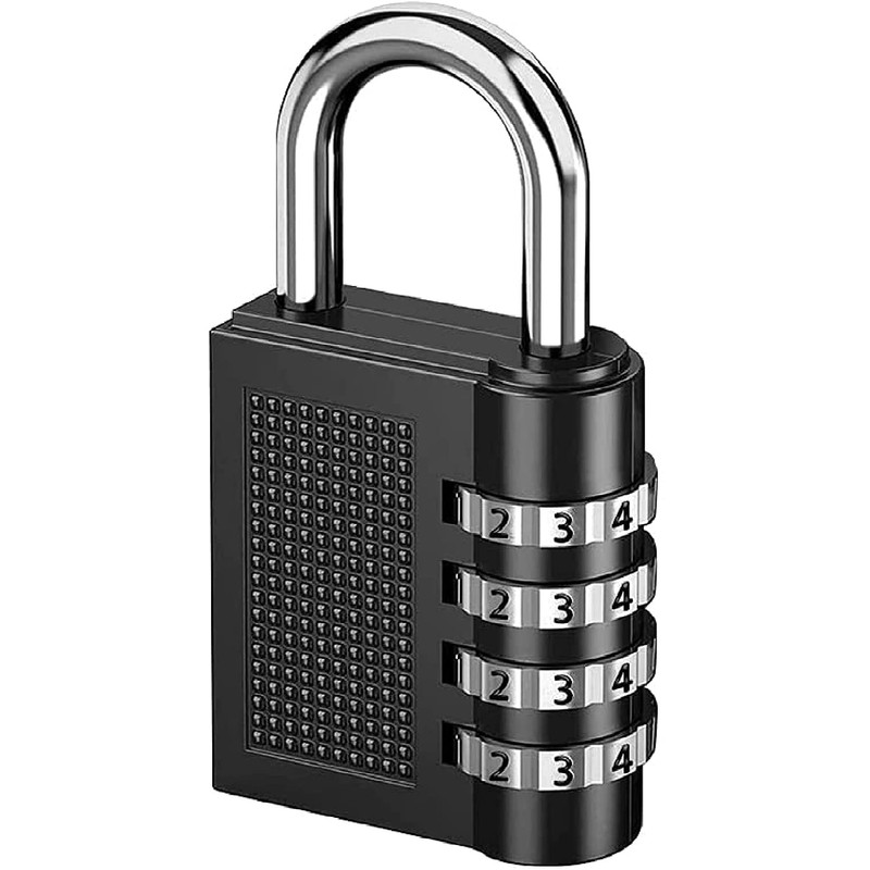 2pcs Combination Padlocks, 4 Digit 40mm, Padlock with Code, Suitable