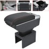Armrest Box, Universal Car Center Console Armrest Box Container Storage