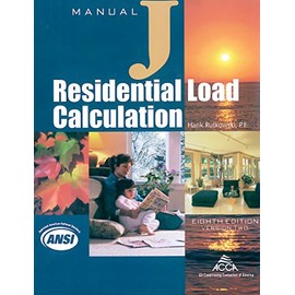 Residential Load Calculation Manual J®, Eighth Edition, Version 2.50