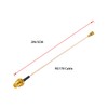 POBADY 2PCS U.FL IPEX to RP-SMA Female Low Loss Coaxial