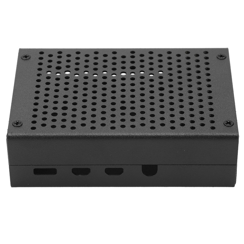 For Raspberry Pi 4B Aluminum Alloy Case MultiHoles Protective Cooling