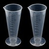 YXQ 100mL Plastic Graduated Measuring Cup Capacity Beaker Cone Shape
