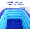EGTMA Alberca Piscina Inflable Diseño De Pececitos 160*120*55cm