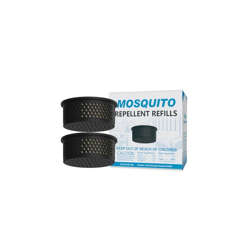Mosquito Repeller Refills 2 Pack – 240 Hours Each, Total