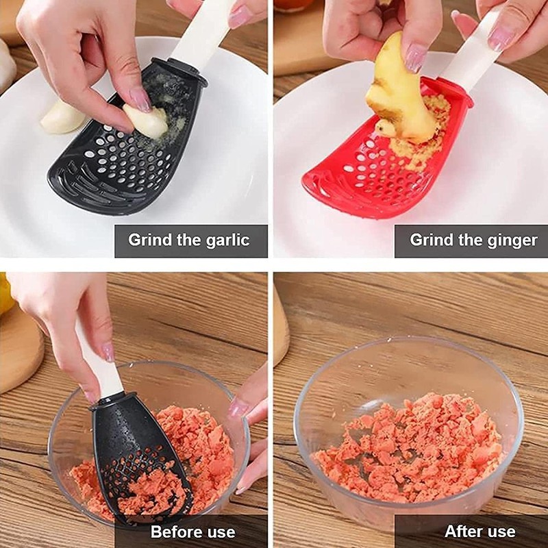 2 Packs Multifunctional Cooking Spoon, All Purpose Kitchen Tool Skimmer