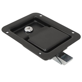 Ausla Anhängertür Latch RV Symbollbox Griff Latch Heavy Duty Paddle Carbon Stahl Edelstahl Konstruktion Mm Flush Mount Design mit 2 Tasten für LKW -Anhänger