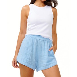 Rip Curl Men's Premium Casual Beach Short with Elastic Waistband, Mid Blue, Large