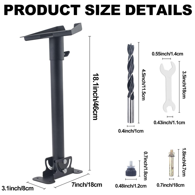 Gen 3 Mount for Starlink Adjustable Angle Pole Mount V3
