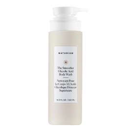 Gel de baño exfoliante con ácido glicólico The Smoother, limpiador suave y suavizante, 16,9 oz