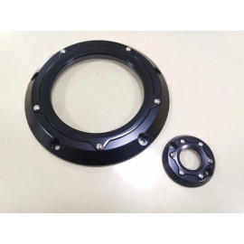 Unbranded Black CNC Aluminum Derby Timer Timing Cover For Harley Street Glide FLHX 2016-23