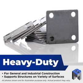 Bobco Metals 4”X4” Weldable Square Steel Metal Baseplate - A36 Steel Plate - High-Quality Steels Plate Base for Structure Support | 10 Pieces