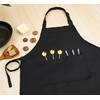 H.BETTER Kid Apron Adjustable Strap with 2 Pockets Painting Cooking